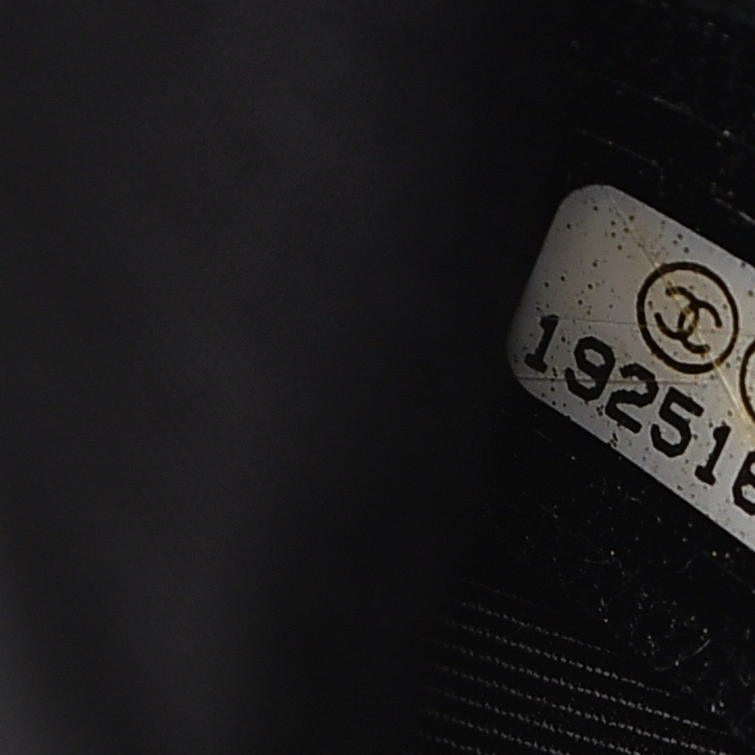 Chanel Calfskin Quilted Graphic Mini Flap Bag White Black 7 of 10