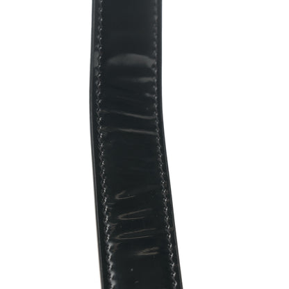 Saint Laurent Patent Calfskin Monogram Medium Solferino Satchel Black 11 of 11