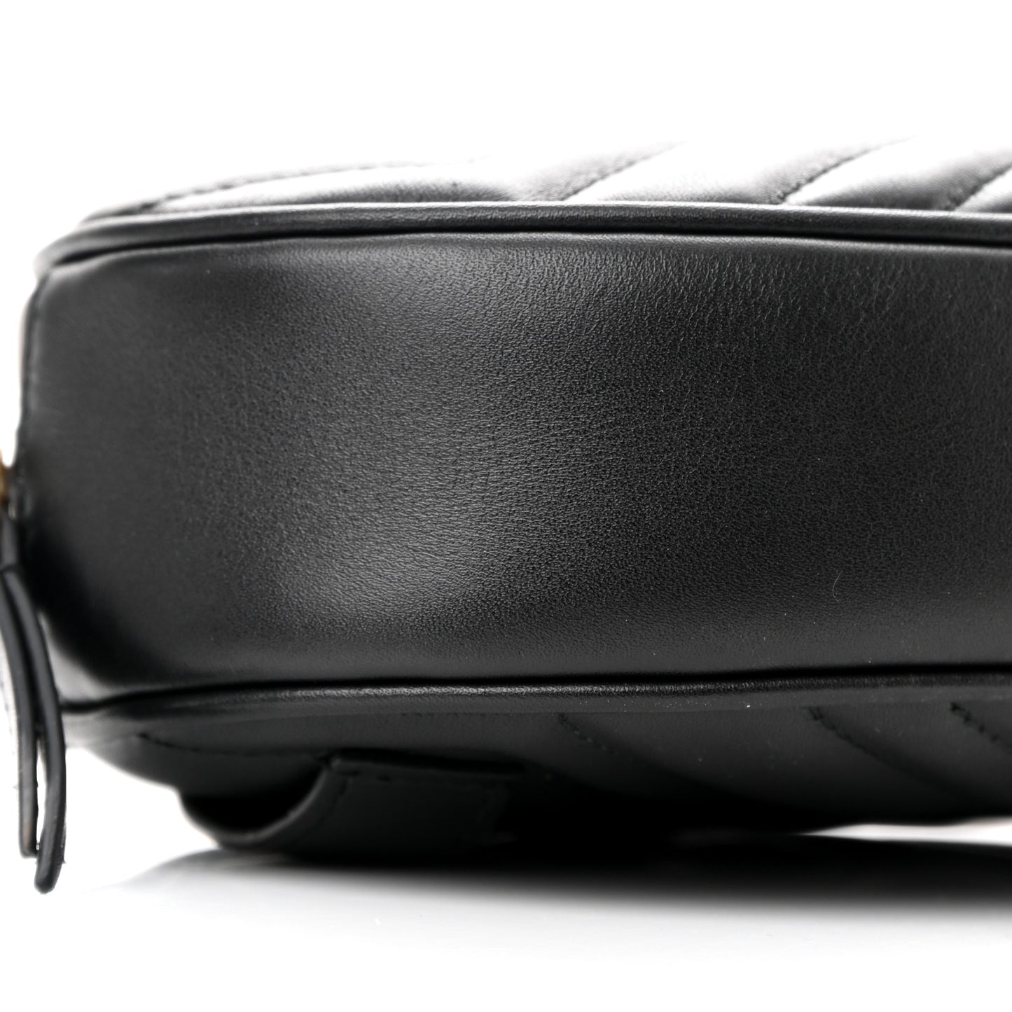 Calfskin Matelasse GG Marmont Belt Bag 85 34 Black