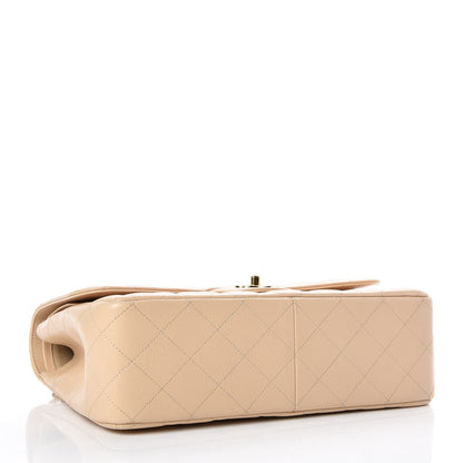 Chanel Caviar Quilted Jumbo Double Flap Beige Clair 4 of 10