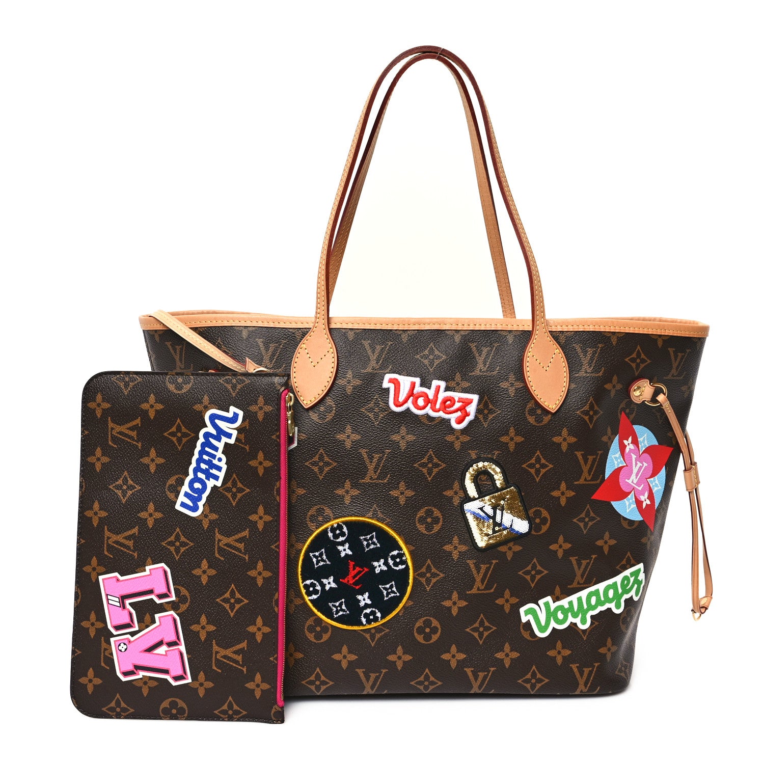 Louis Vuitton Monogram Travel Stickers Neverfull MM 3 of 11