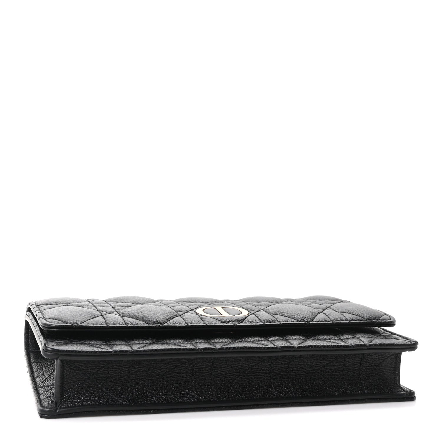 Christian Dior Supple Calfskin Caro Pouch with Chain Black 4 of 11