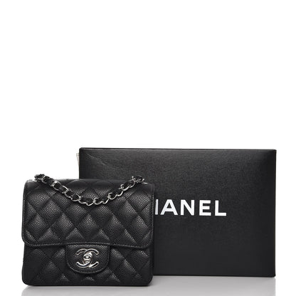 Chanel Caviar Quilted Mini Square Flap Black 8 of 8