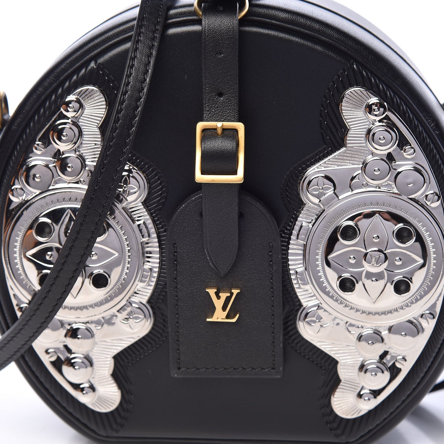 Epi Metallic West Petite Boite Chapeau Black