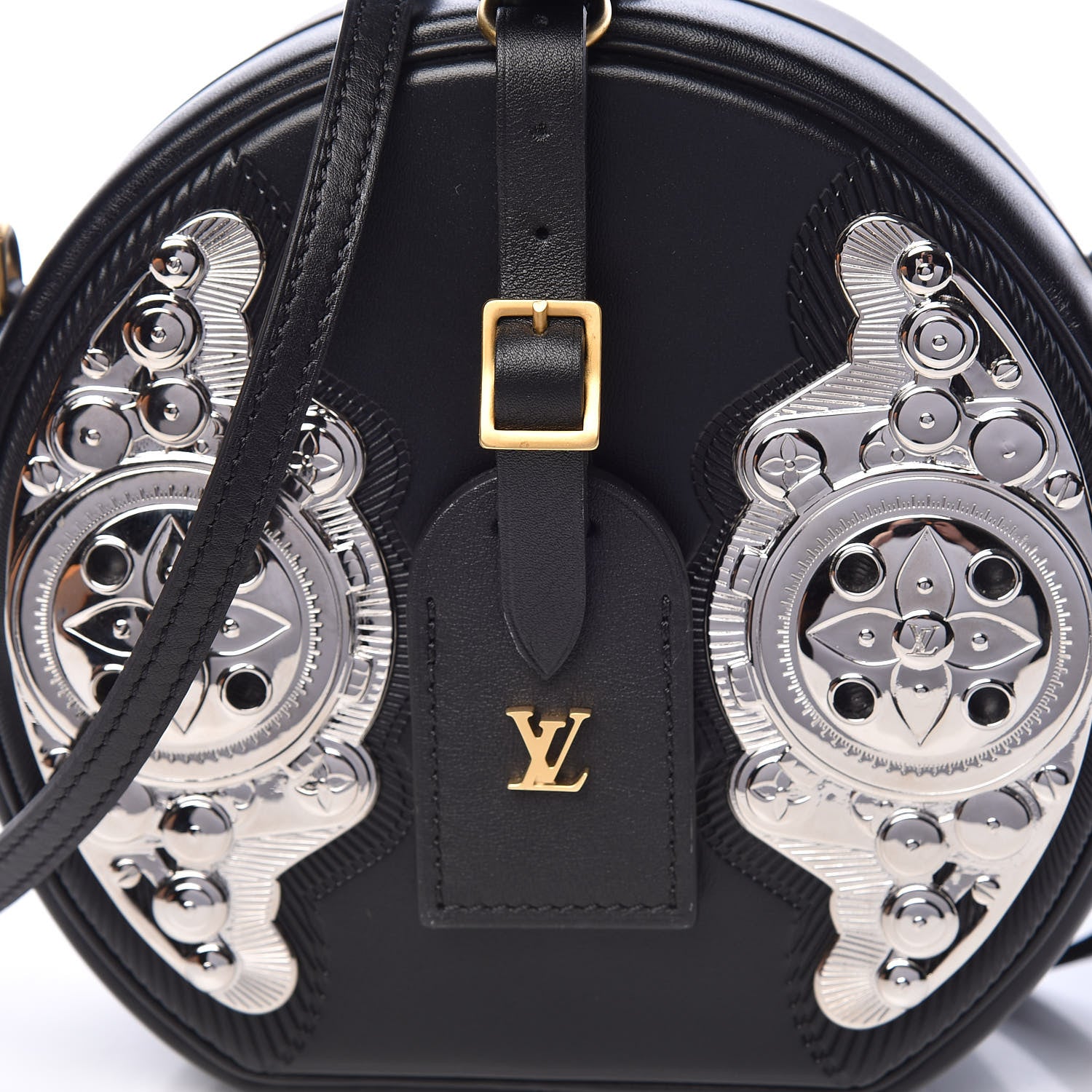 Louis Vuitton Epi Metallic West Petite Boite Chapeau Black 7 of 10