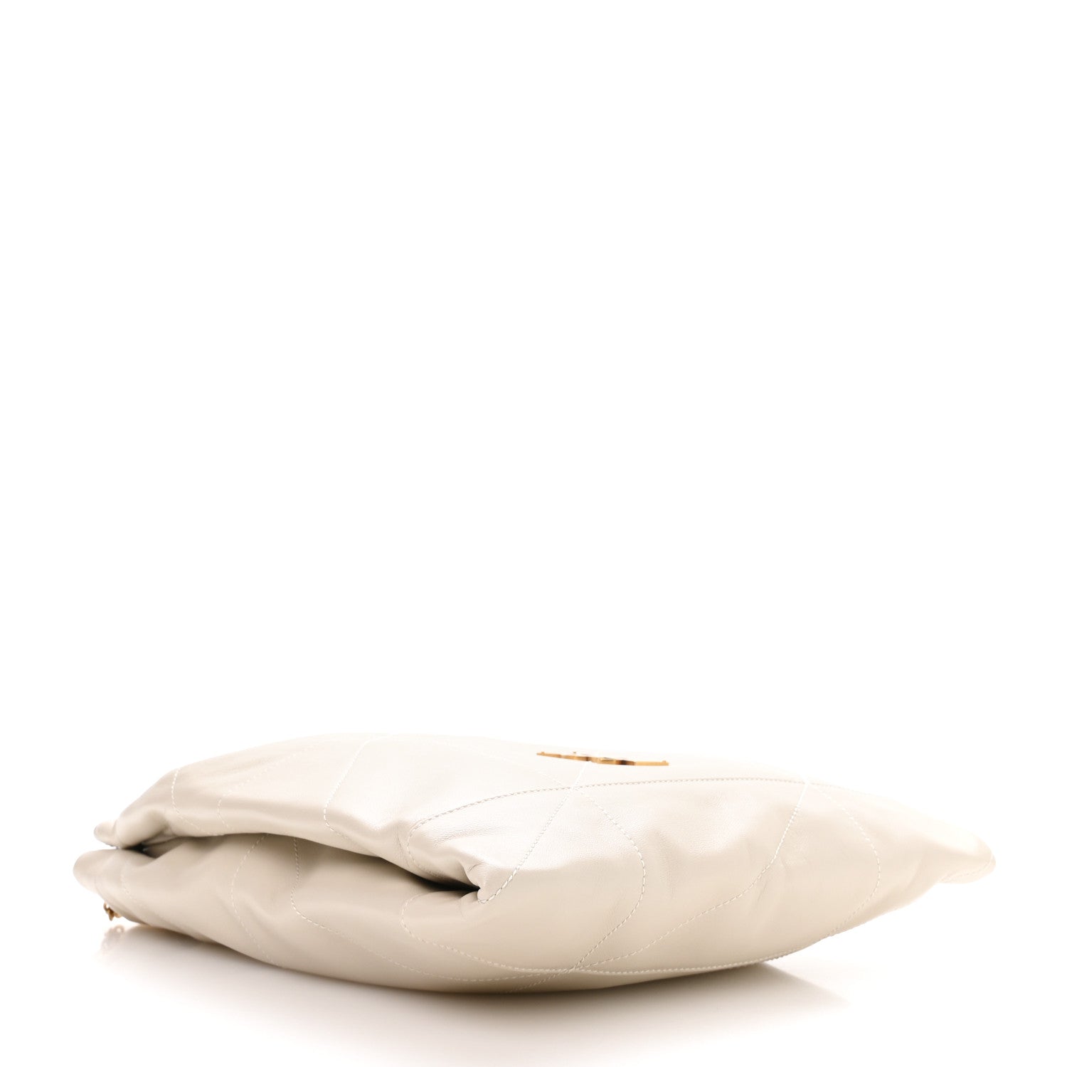 Saint Laurent Lambskin Matelasse Monogram Medium Jamie 4.3 Pochon Crema Soft 5 of 11