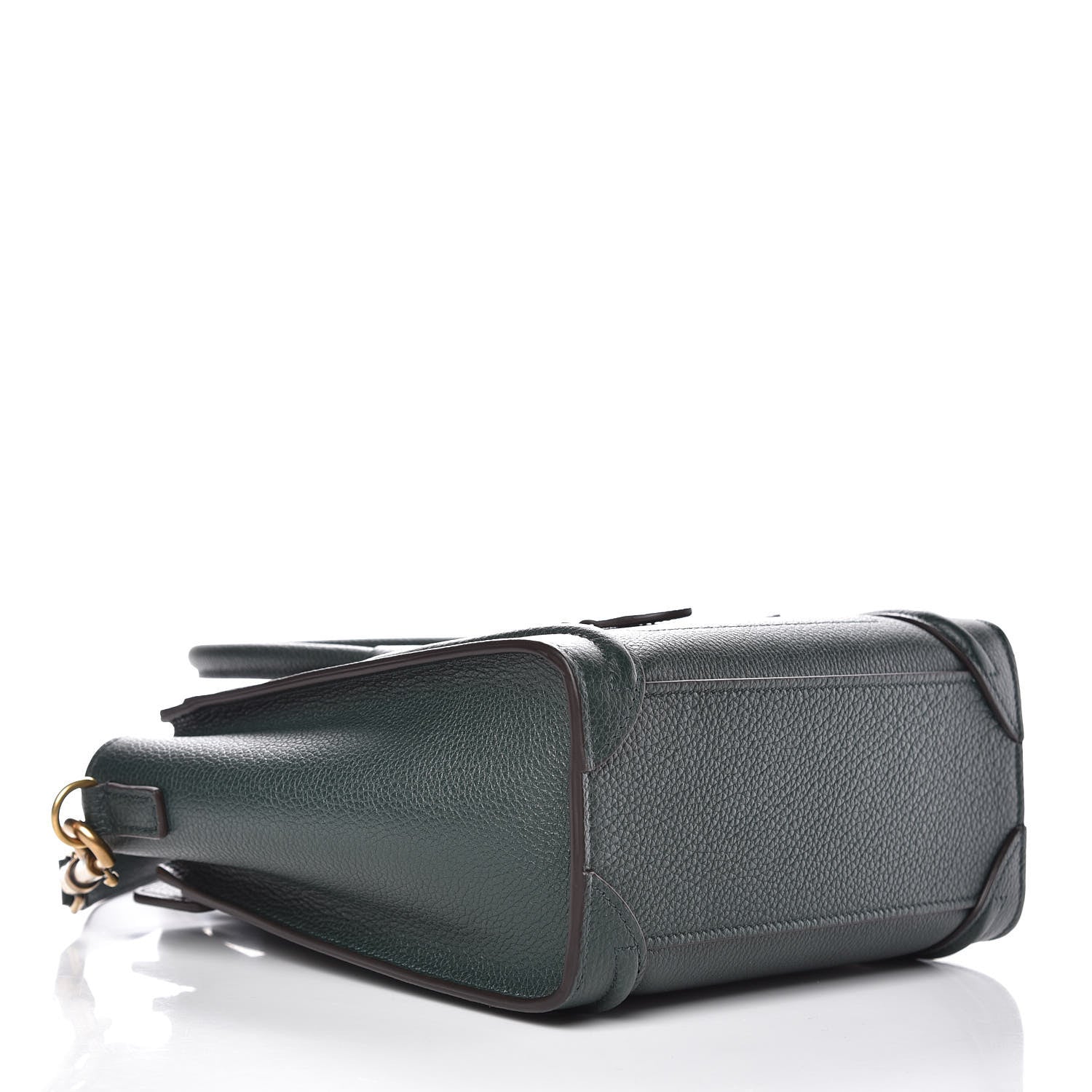 Celine Drummed Calfskin Nano Luggage Amazone 4 of 13