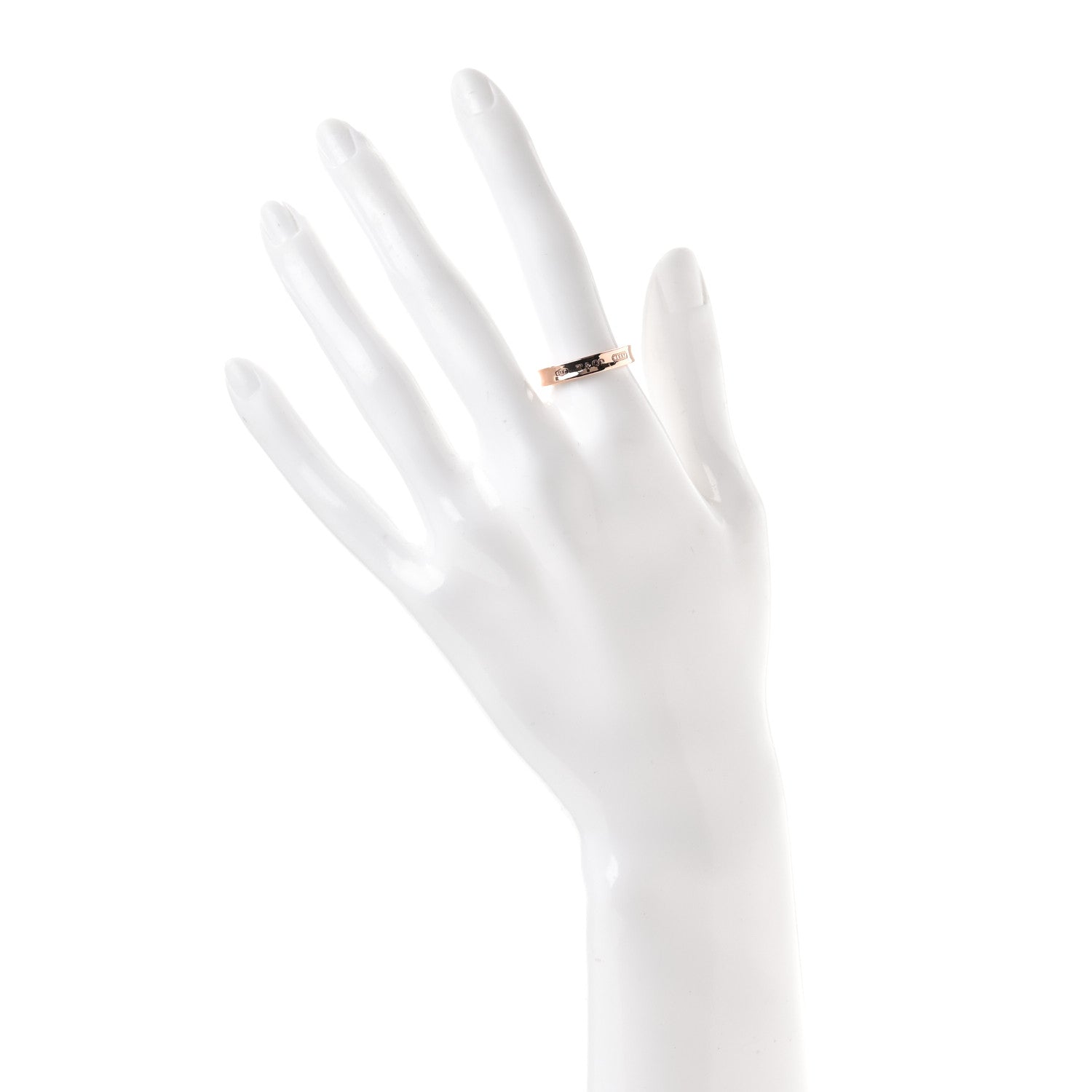 Tiffany Rubedo Narrow 1837 Band Ring 52 6 2 of 4