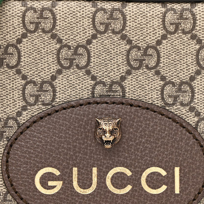 Gucci GG Supreme Monogram Web Neo Vintage Shoulder Bag Beige New Acero Crop 8 of 11