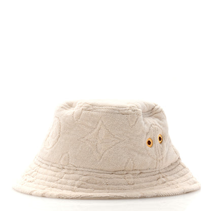 Louis Vuitton Cotton Jacquard Monogram LVacation Reversible Hat M White 7 of 16