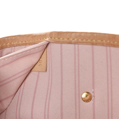 Louis Vuitton Damier Azur Neo Neverfull MM Rose Ballerine 7 of 9