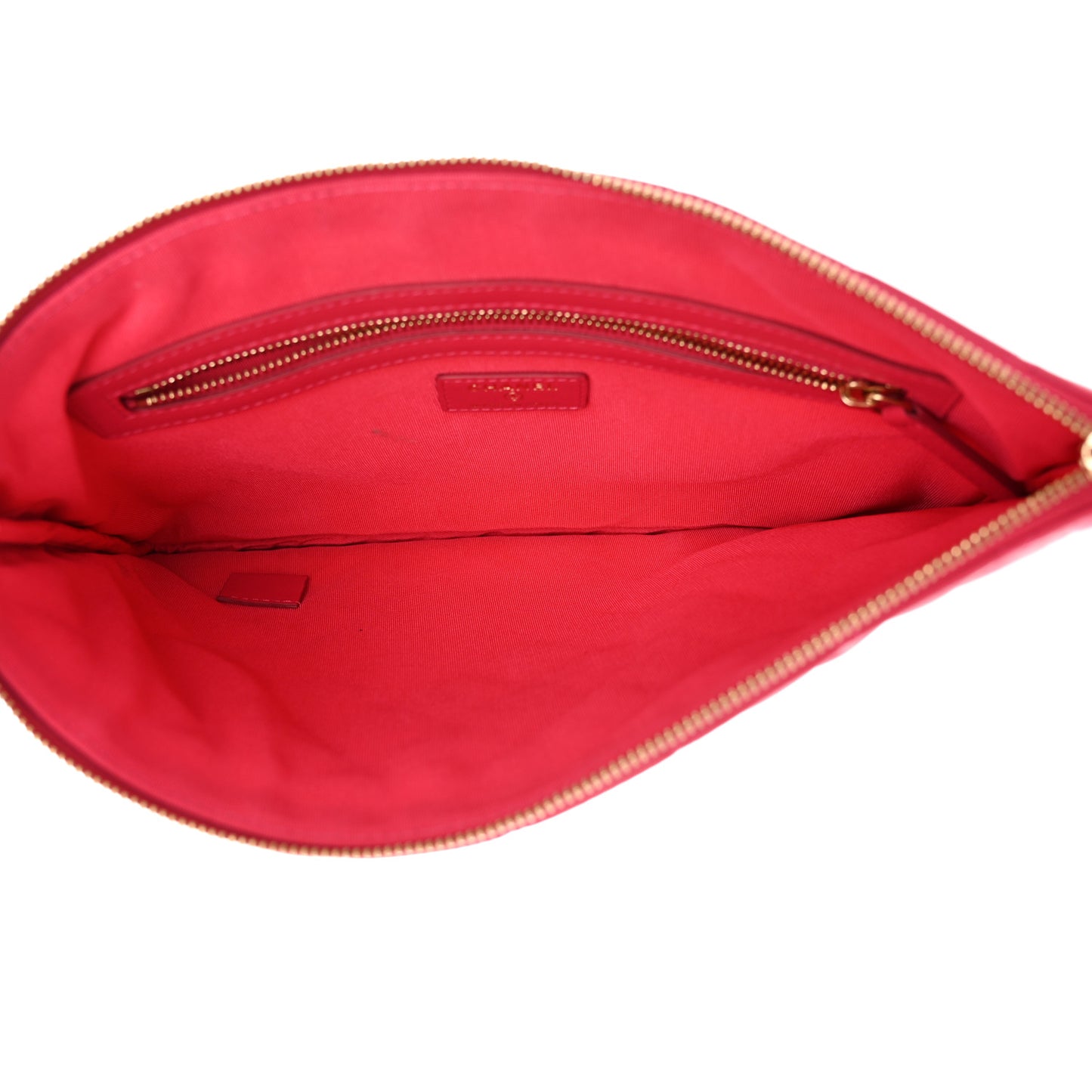 Lambskin Quilted Medium Cosmetic Case Pink