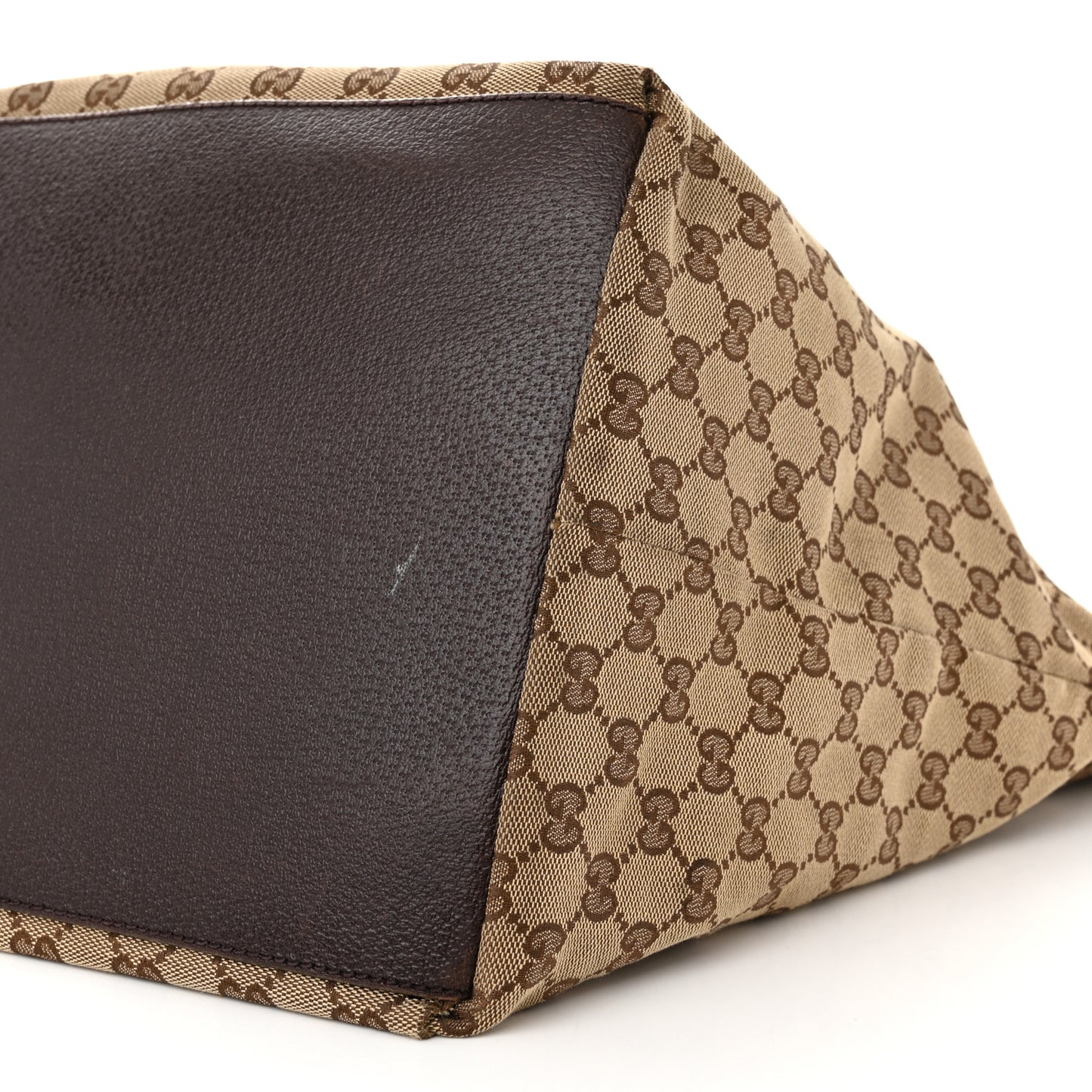 GG Monogram Large Web Handle Bucket Tote