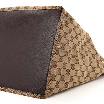 Gucci GG Monogram Large Web Handle Bucket Tote 10 of 16