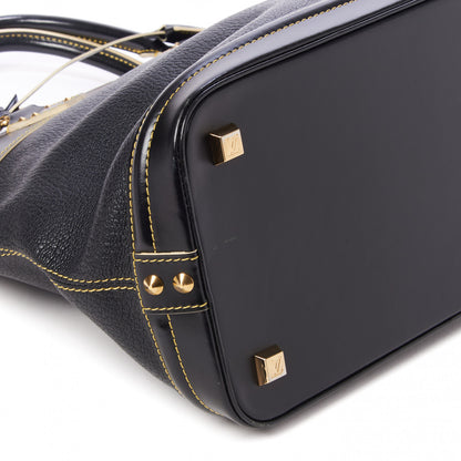 Louis Vuitton Suhali Lockit MM Black 5 of 7