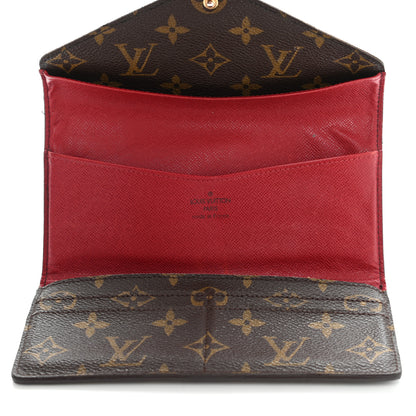 Louis Vuitton Monogram Josephine Wallet Red 6 of 18