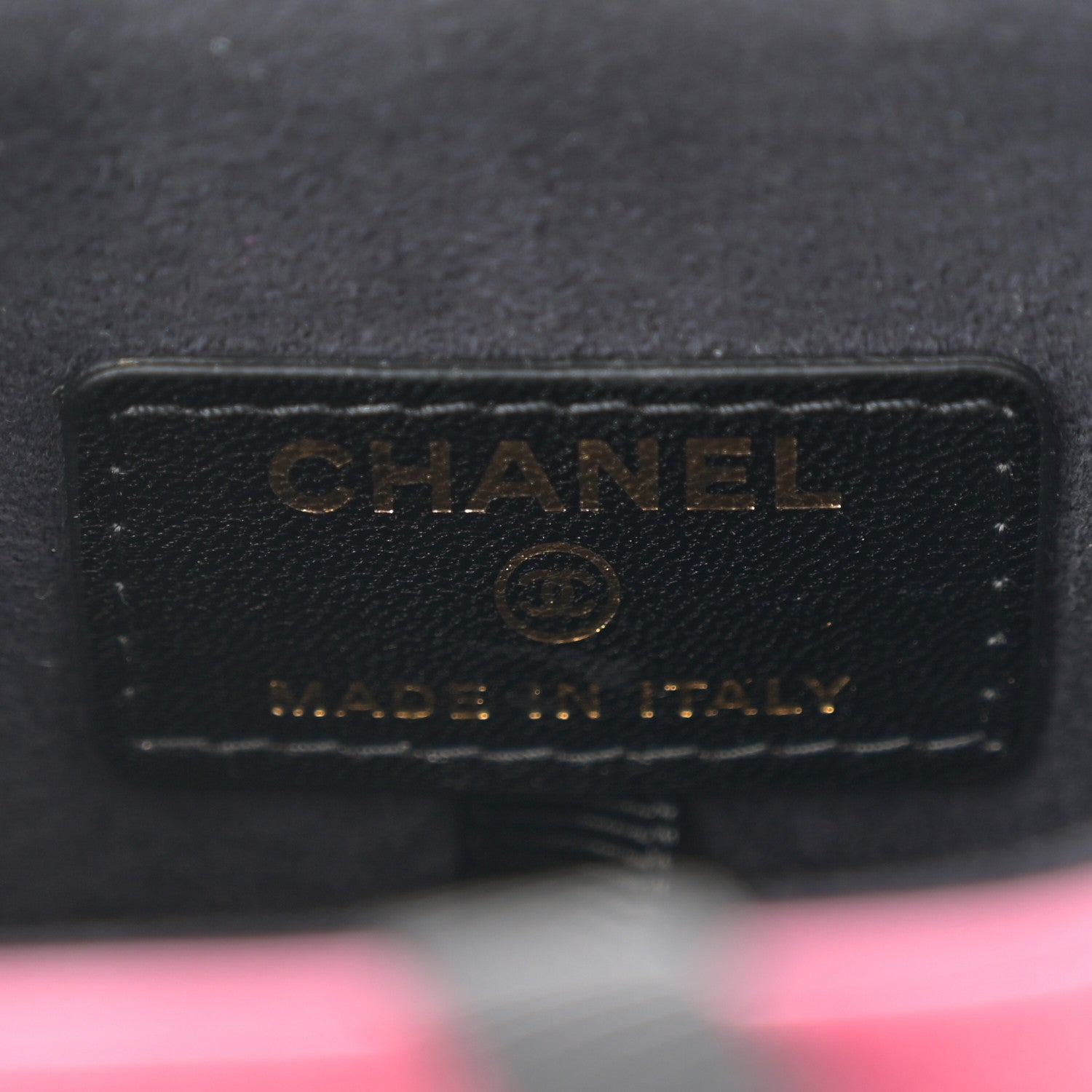 Chanel Tweed Chain Around Phone Holder Pink 6 of 11