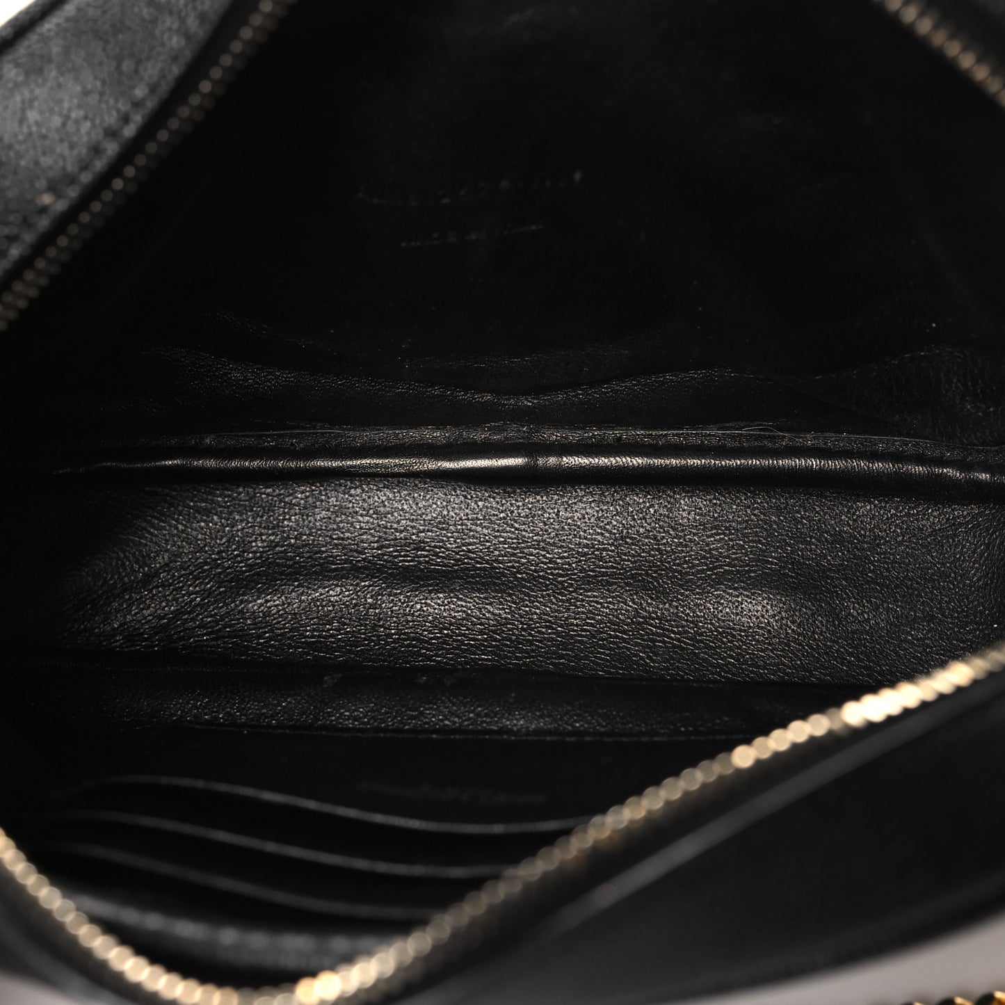 Grain De Poudre Matelasse Monogram Mini Lou Camera Bag Black
