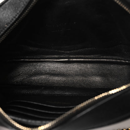 Saint Laurent Grain De Poudre Matelasse Monogram Mini Lou Camera Bag Black 5 of 10