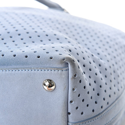 Prada Suede Perforated Tote Astrale 12 of 20