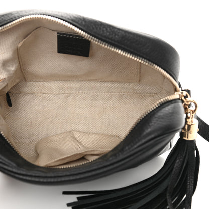 Gucci Pebbled Calfskin Small Soho Disco Bag Black 5 of 15