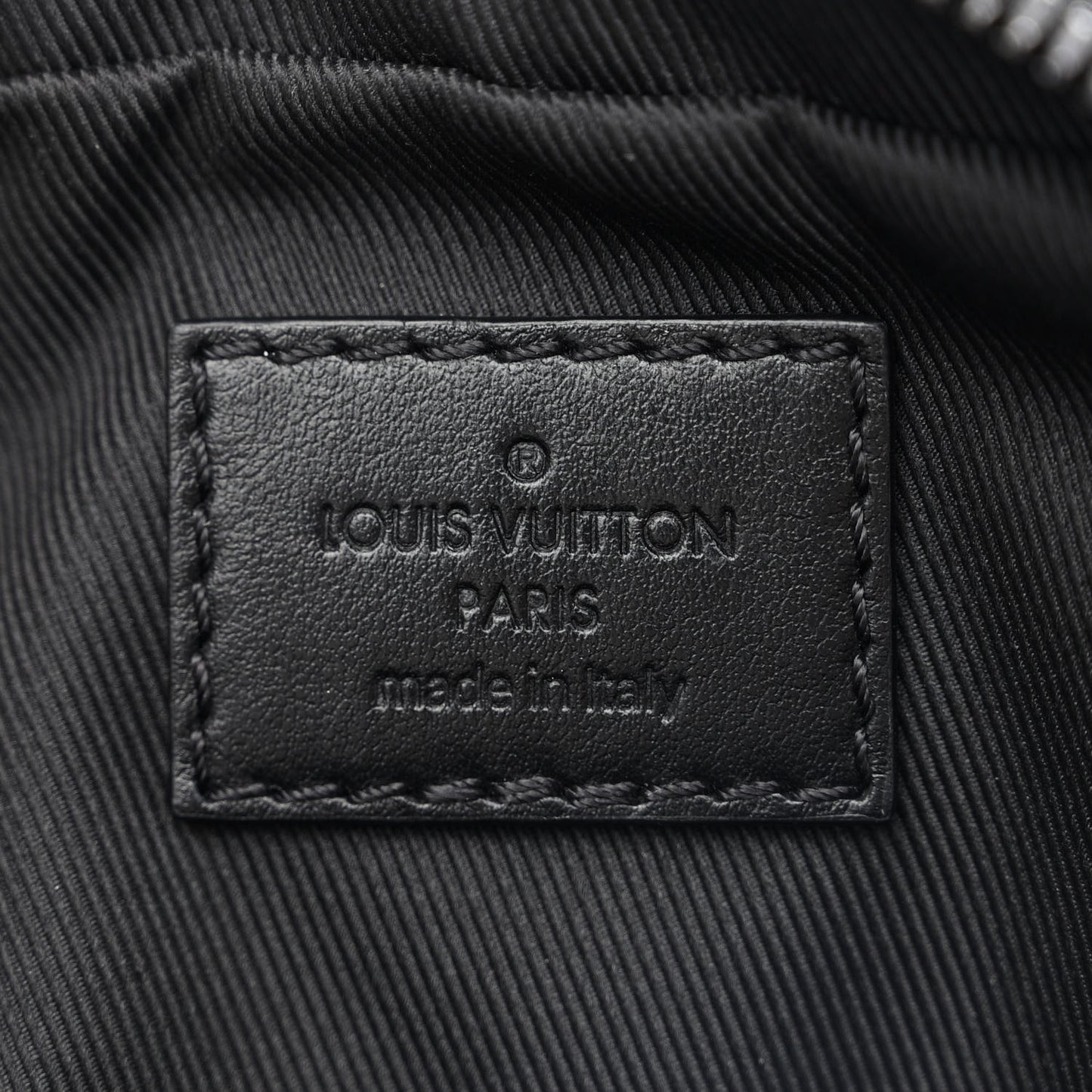 Calfskin Monogram Shadow Danube PM Black