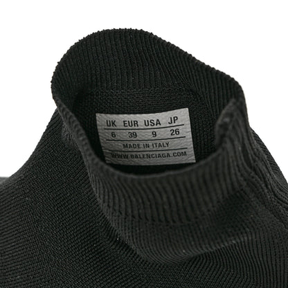 Balenciaga Neoprene Knit Speed Graffiti Sneakers 39 Black White 6 of 12