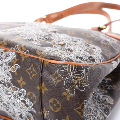 Louis Vuitton Monogram Dentelle Batignolles Horizontal Silver 8 of 11