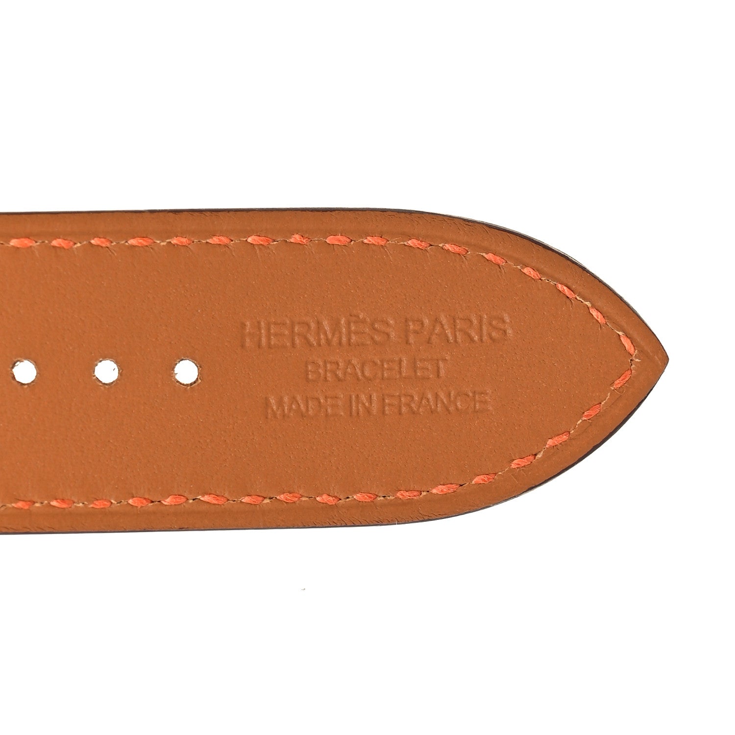 Hermes Epsom 44mm Apple Watch Single Tour Band Feu 3 of 5