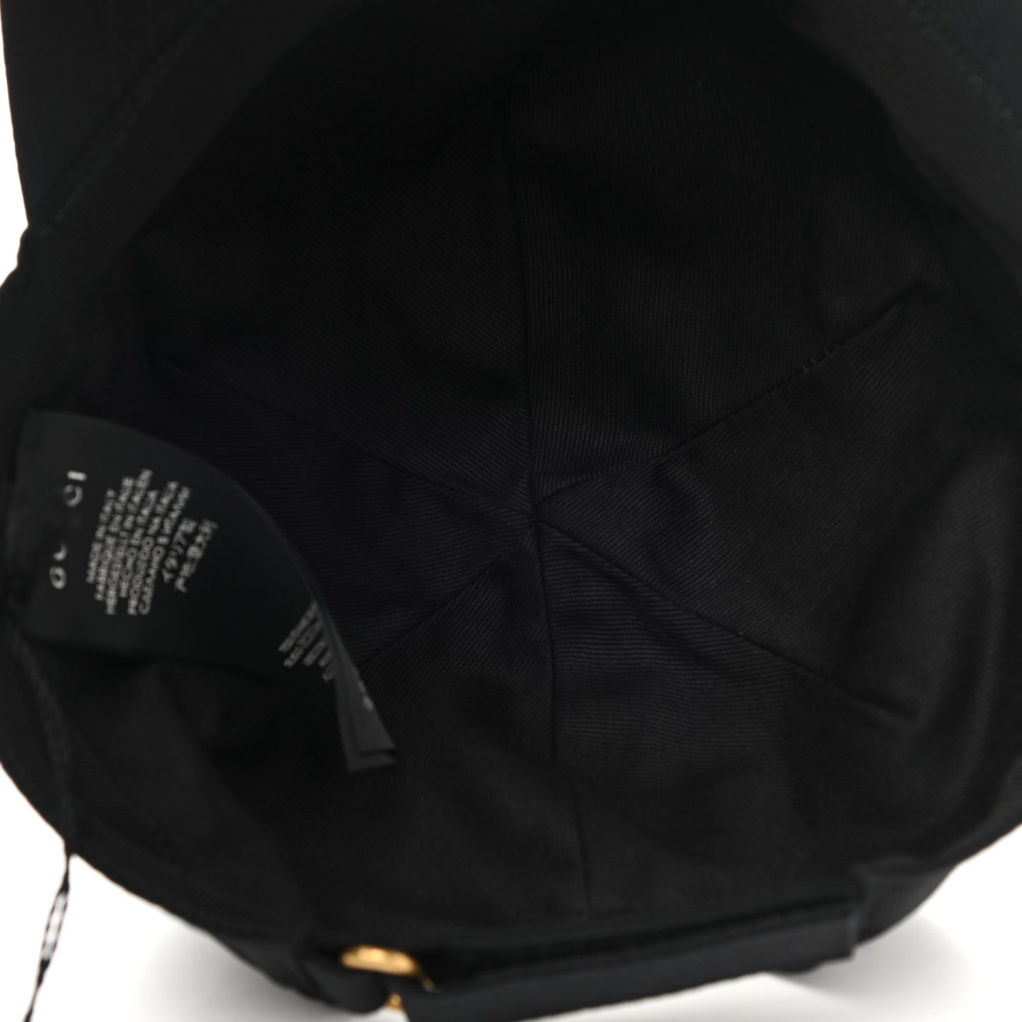 Cotton Loved Gucci Baseball Hat L Black