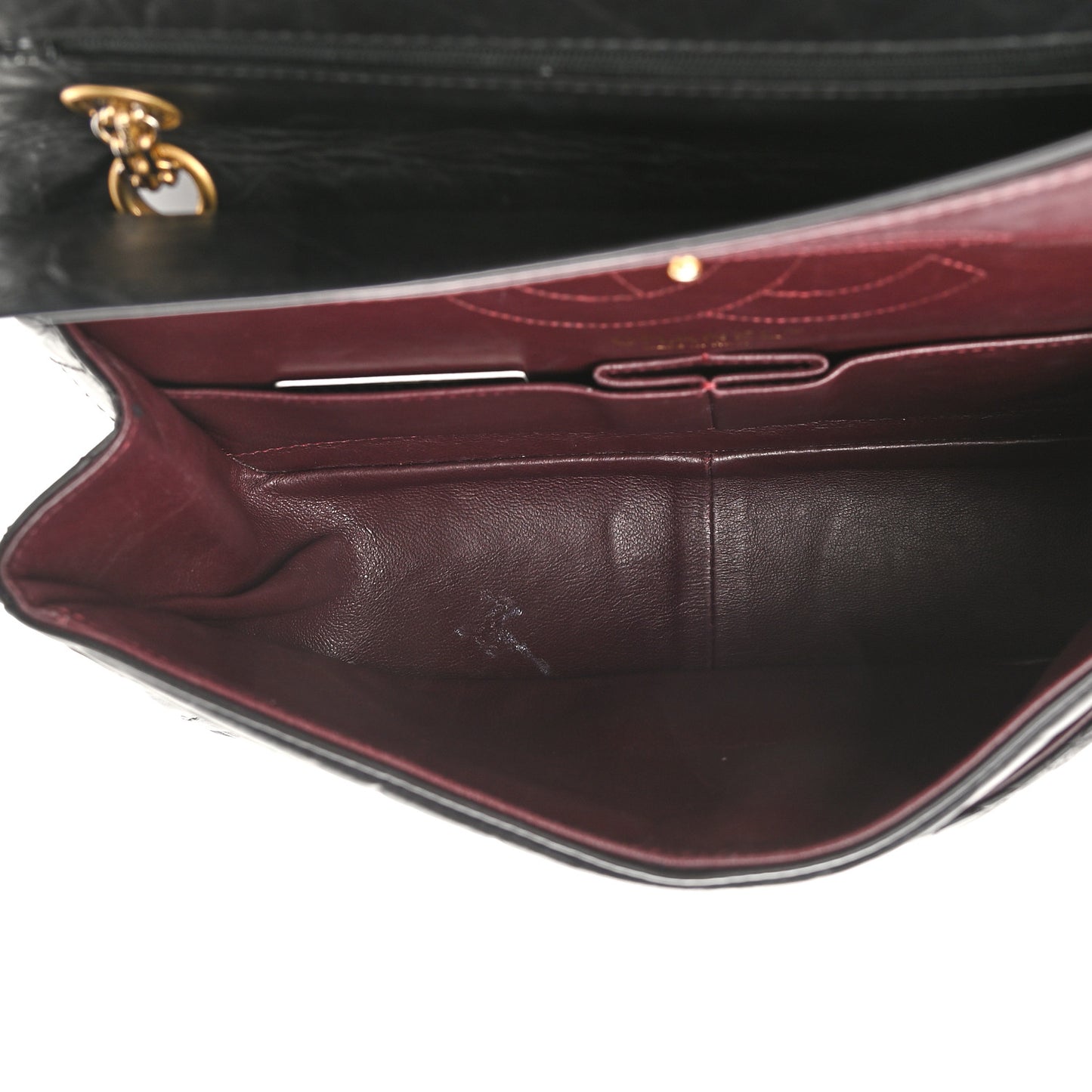Aged Calfskin Quilted 2.55 Reissue 226 Flap Black