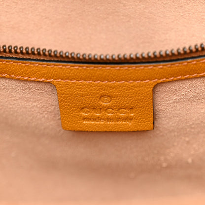 Gucci New Sakai Calfskin Lux Tri-Color Medium Dahlia Shoulder Bag Black Mystic White Sun Oil 6 of 11