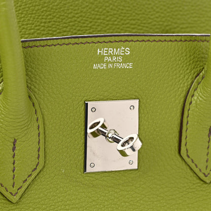 Hermes Togo Birkin 35 Vert Anis 6 of 24