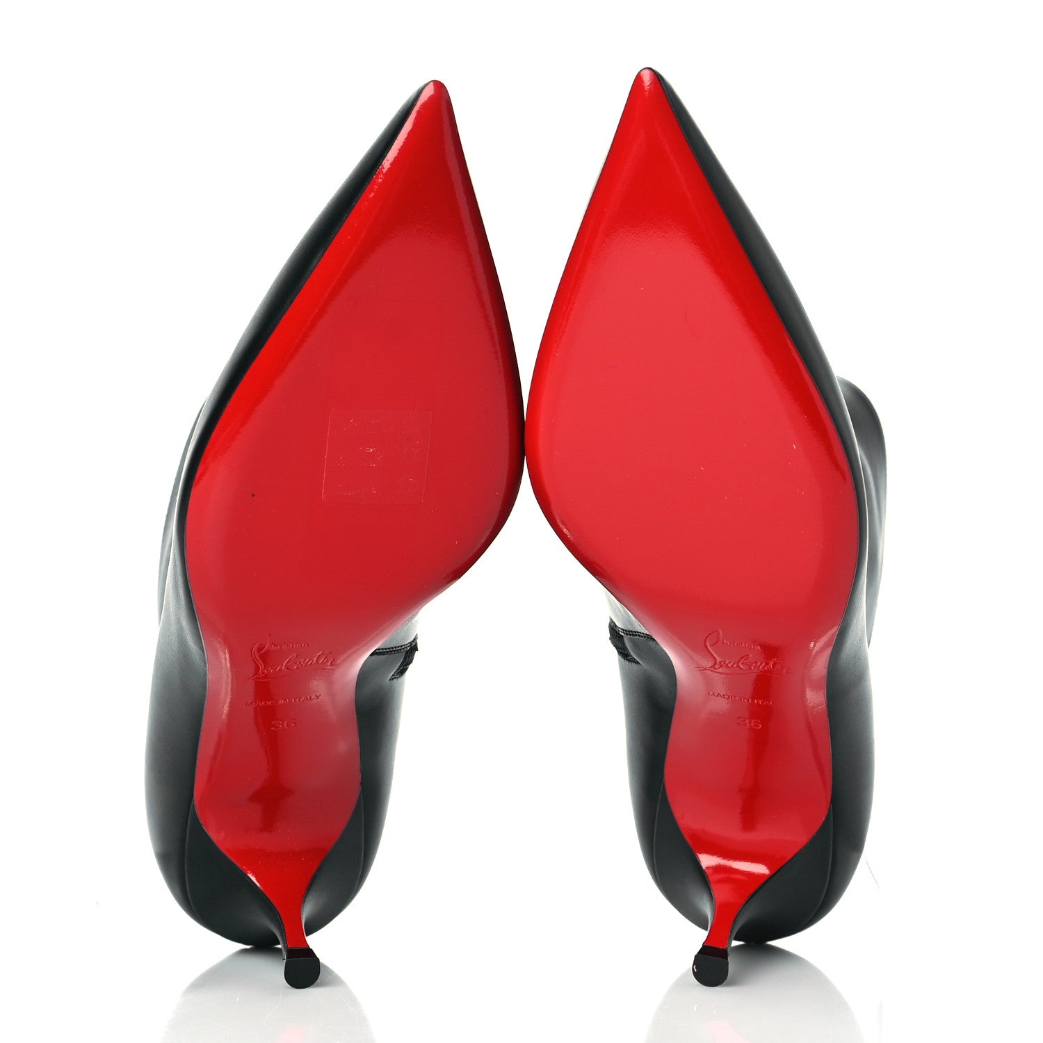 Christian Louboutin Calfskin So Kate Booty 55 Ankle Boots 36 Black 6 of 9