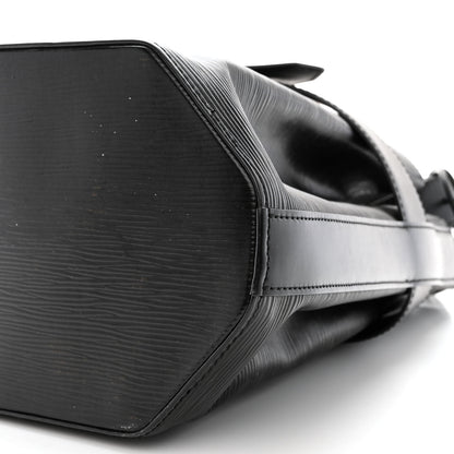 Louis Vuitton Epi Sac D'Epaule Black 9 of 11