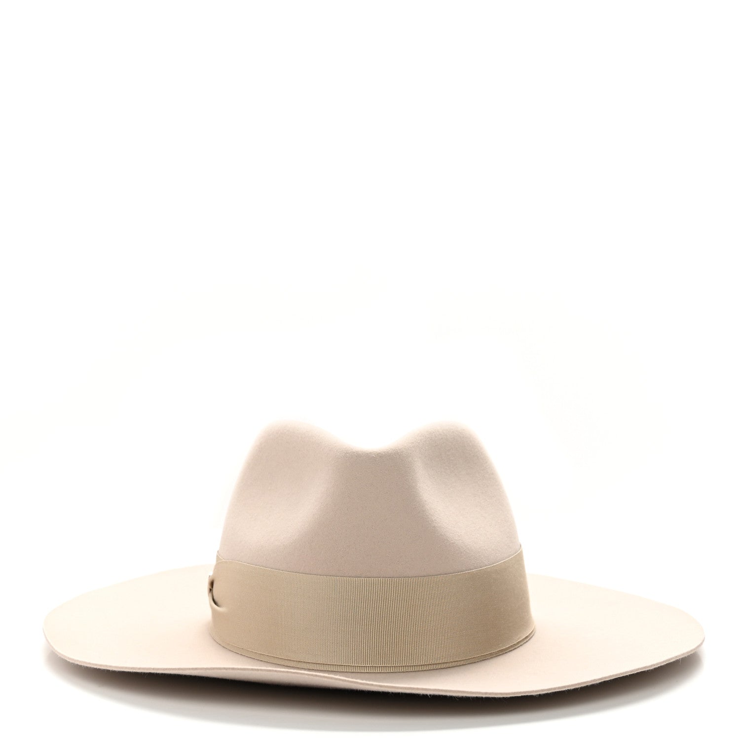 Hermes Rabbit Felt Faubourg Love Hat 55 Beige Perle 3 of 9