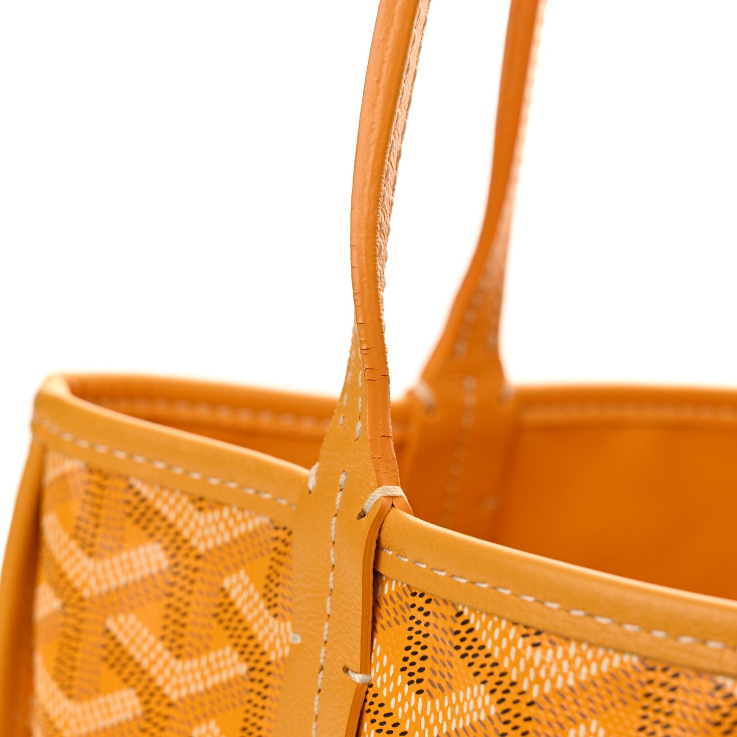 Goyardine Reversible Mini Anjou Yellow