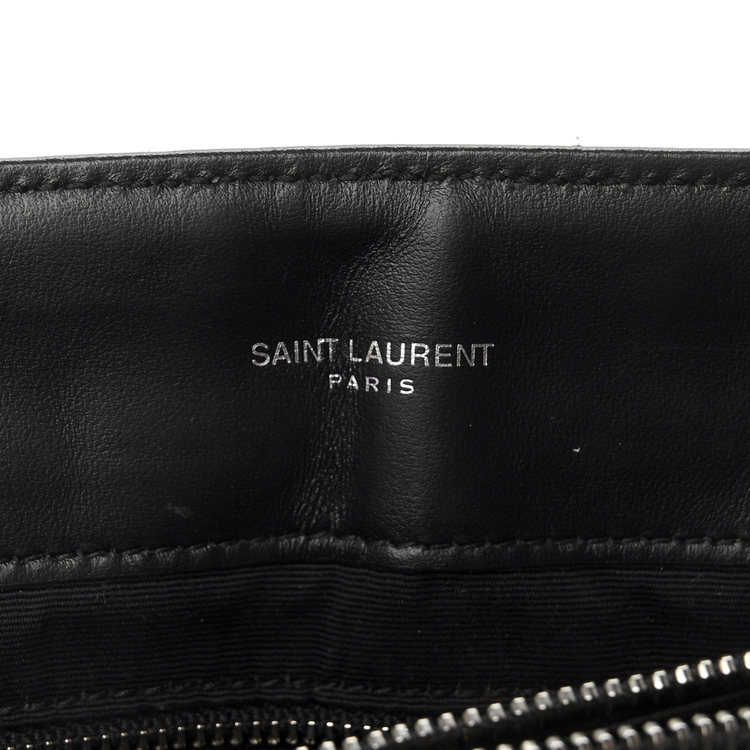 Saint Laurent Calfskin Y Quilted Monogram Medium Loulou Chain Satchel Black 6 of 11