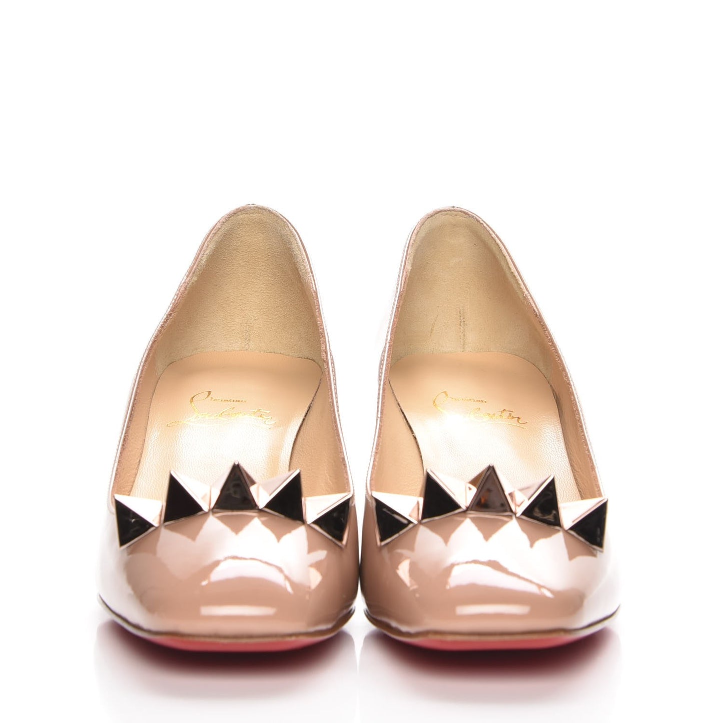 Patent Pyramidam 45 Pumps 35 Nude