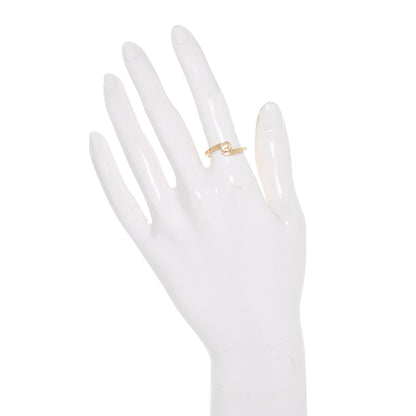 Gucci 18K Yellow Gold Running G Ring 55 7.25 2 of 5