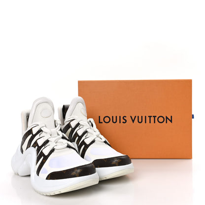 Louis Vuitton Patent Monogram LV Archlight Sneakers 39 White 8 of 8
