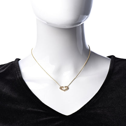 Cartier 18K Yellow Gold Medium Hearts and Symbols Necklace 2 of 7