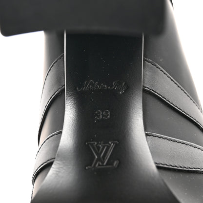 Louis Vuitton Suede Calfskin Monogram Star Trail Ankle Boots 39 Black 6 of 8
