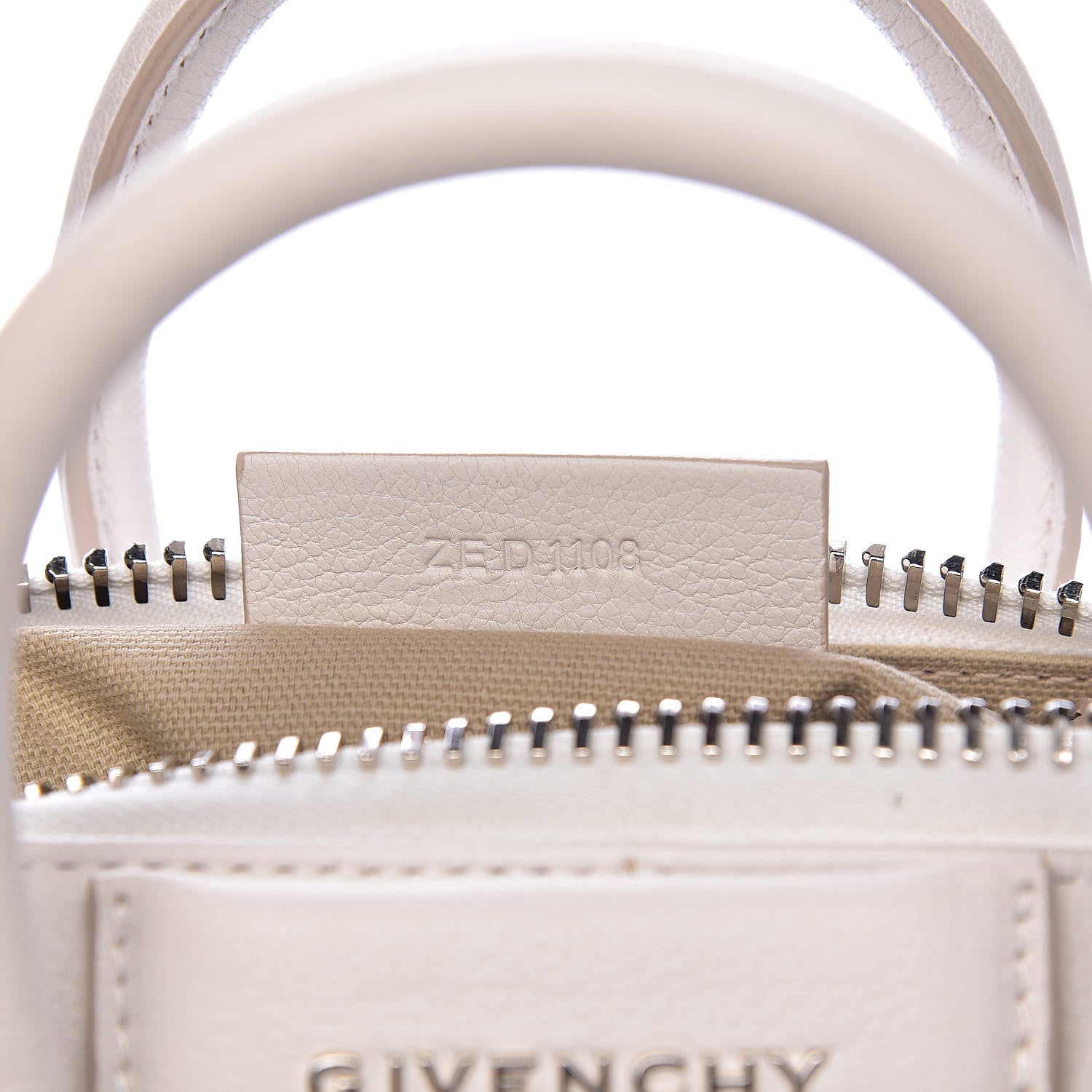 Givenchy Sugar Goatskin Mini Antigona White 7 of 12