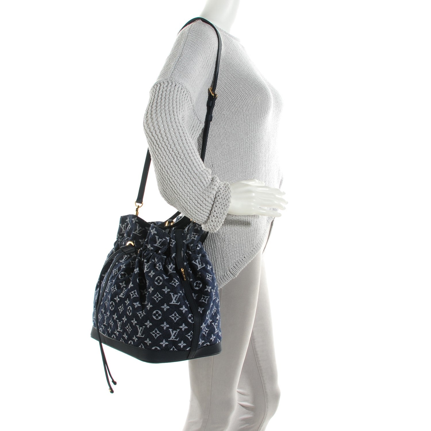 Louis Vuitton Denim Noefull MM Grand Blue 2 of 7