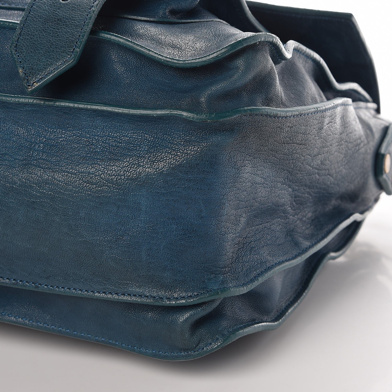 Proenza Schouler Lambskin Medium PS1 Satchel Sea Blue 12 of 13