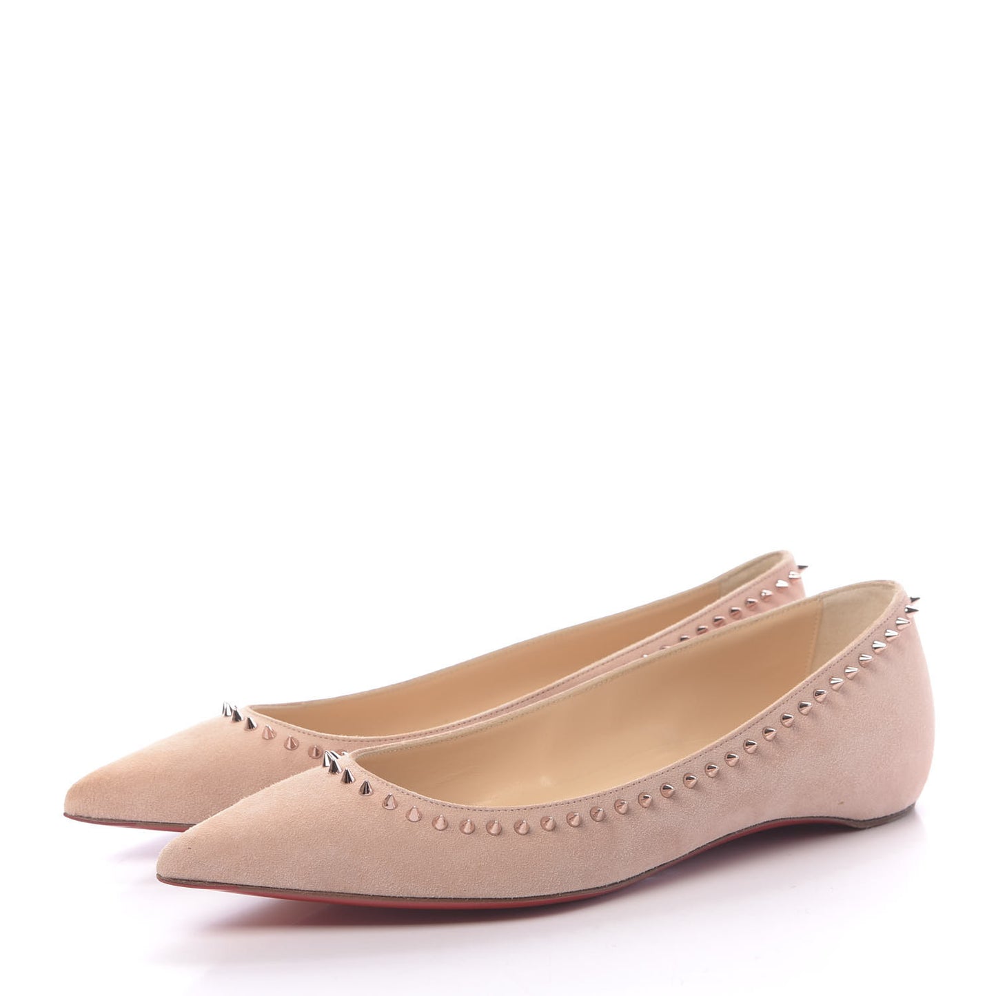 Veau Velours Anjalina Flats 36.5 Guimauve Copper