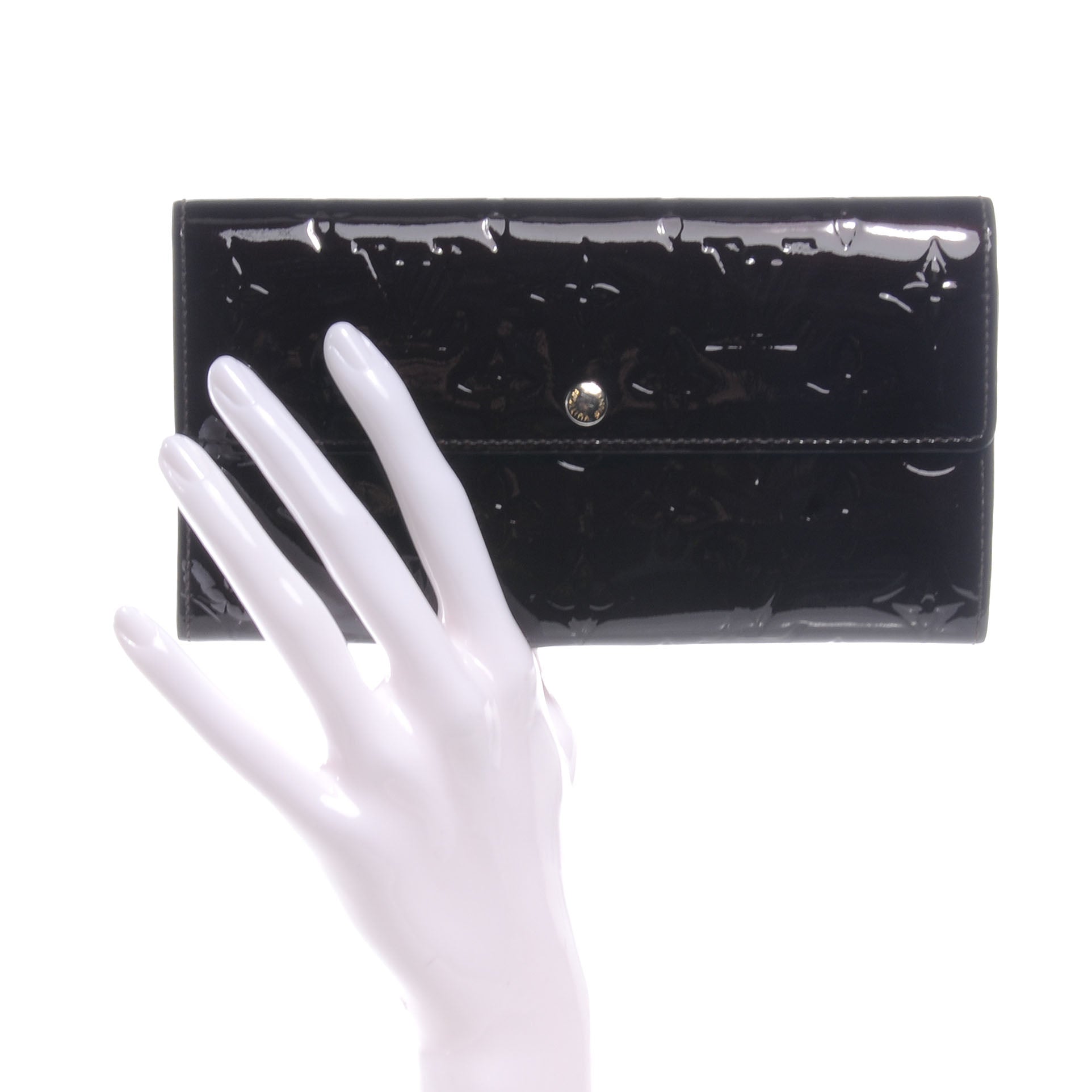 Louis Vuitton Vernis Sarah Wallet Amarante 2 of 8