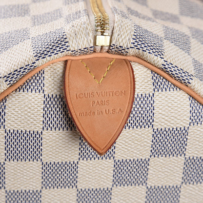Louis Vuitton Damier Azur Speedy 35 7 of 7