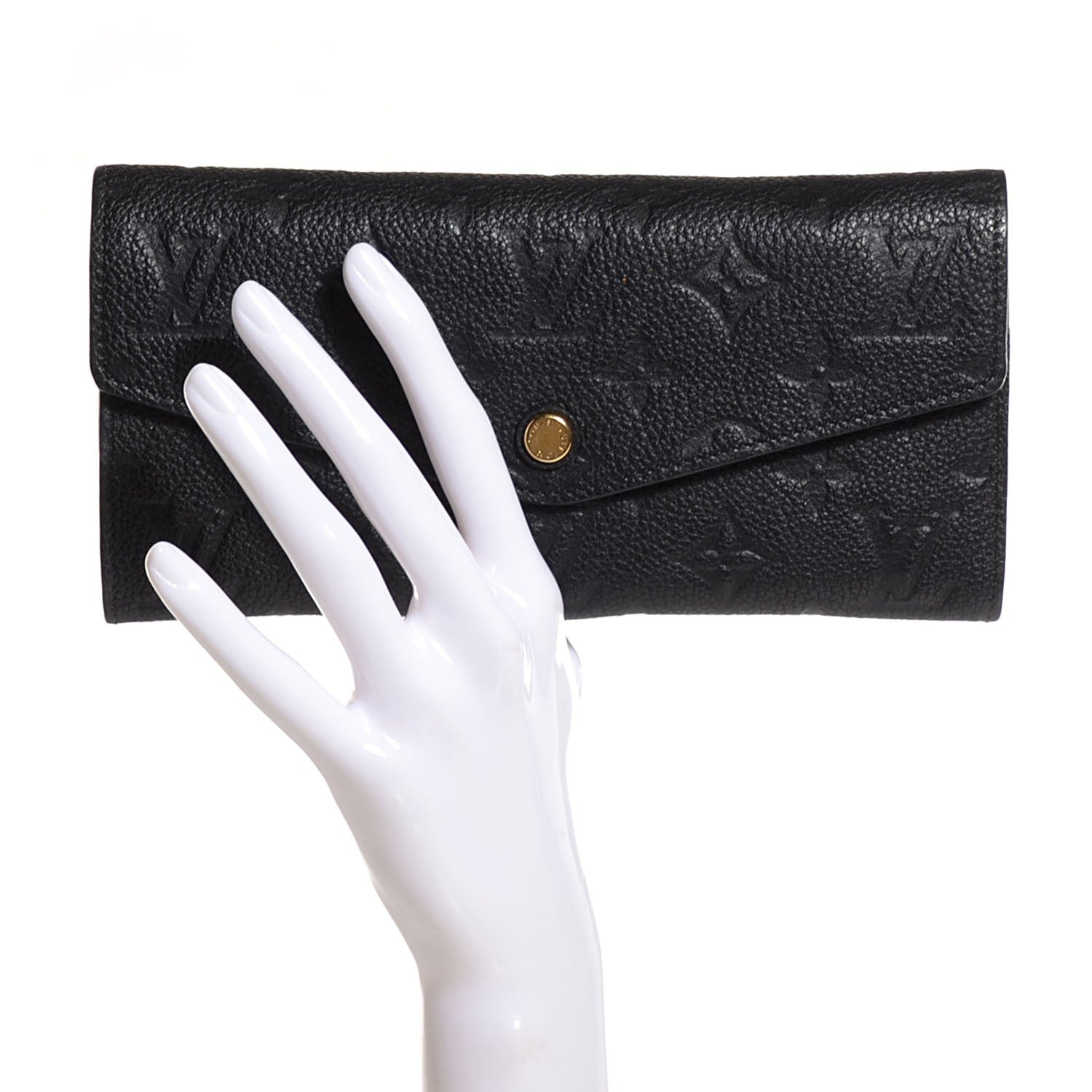 Louis Vuitton Empreinte Curieuse Wallet Black 2 of 7
